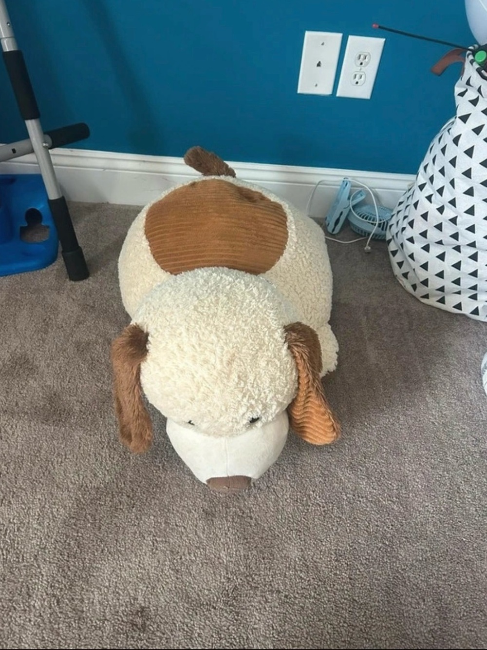 Plush Cream and Brown Toddler Toy Plushie